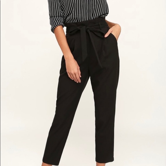 Zara Pants & Jumpsuits Zara High Waisted Satin Crop Pants Poshmark